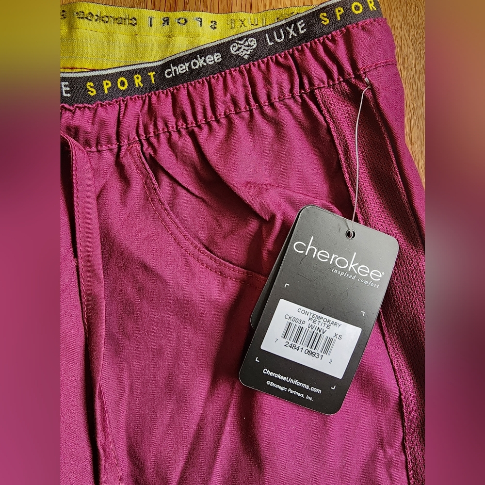Cherokee Luxe Sport Scrub Pants